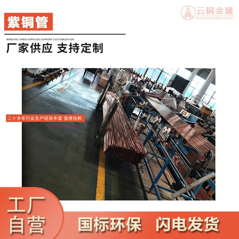 国标c1100紫铜管 TU2无氧紫铜管 t1紫铜盘管 t2紫铜管 tp2紫铜管