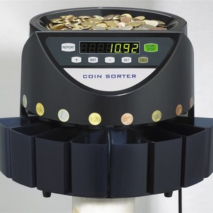 欧元硬币清分机 小型硬币器硬币外币清分机 硬币分拣FJ-885硬币机