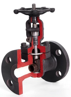 锻钢法兰自来水铜闸阀1寸阀门开关dn155080水管配件铸铁手轮配件