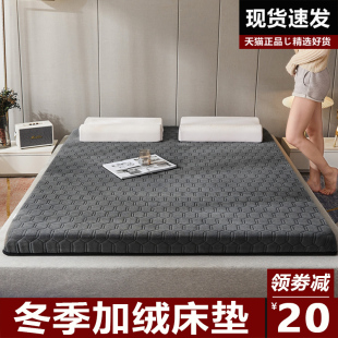 防潮加厚床垫软垫家用冬季 加绒褥子抗菌防螨榻榻米海绵垫被单人90