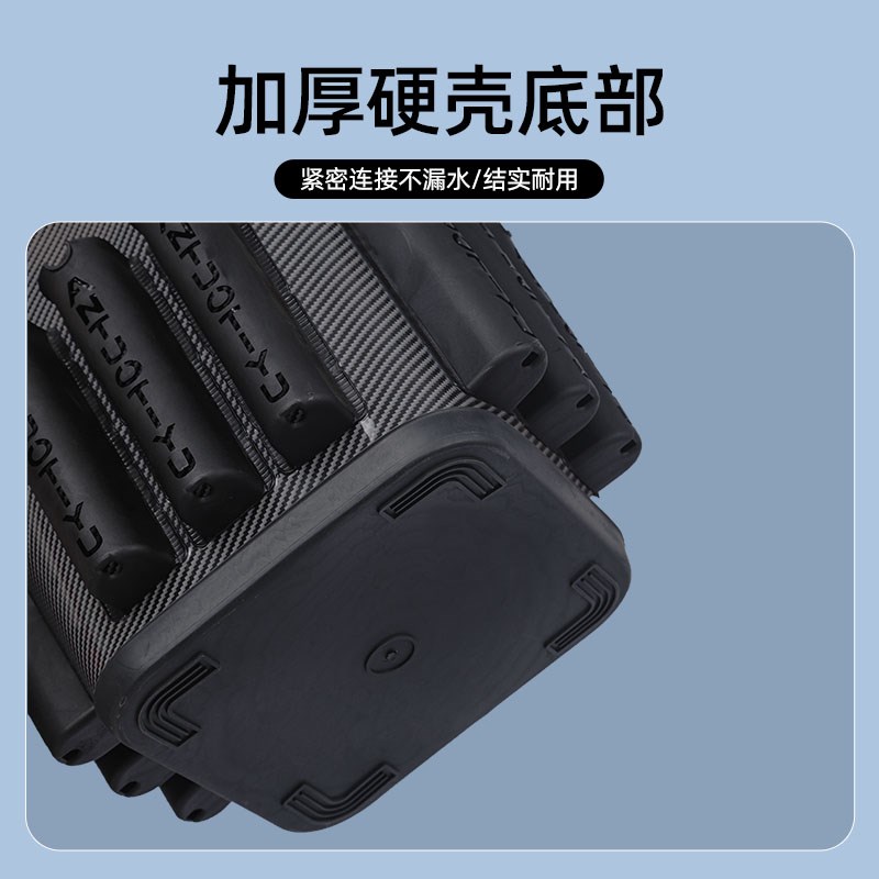 新款加厚鱼护桶多功能便捷手提活C鱼桶硬壳防水渔具包一体成型鱼