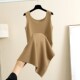 中长款 冰丝圆领针织吊带背心p连衣裙女夏季 新款 显瘦过膝内搭背心