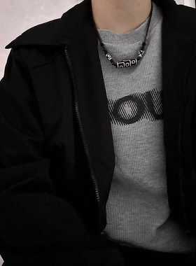 新中式九眼天珠项链男女简约百搭高级感民族风小众设计可调节项饰