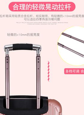 新款女士20寸行李箱大容量学生旅行箱万向轮静音密码锁拉杆箱