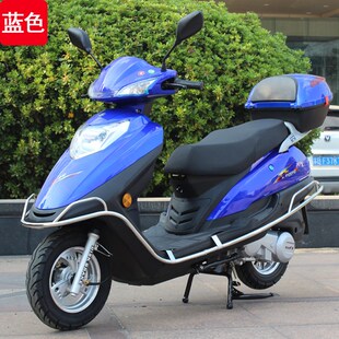 电喷宇钻款踏板摩托车两轮燃油助力车整车可上牌男女式成人摩托车