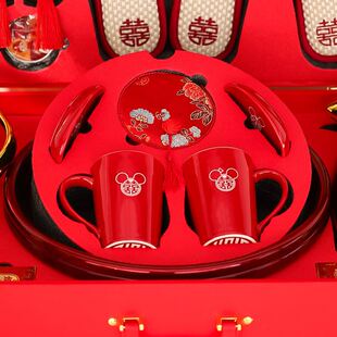 娘家档婚礼红色行李箱嫁妆婚庆用品大全 结婚陪嫁物品女方全套装