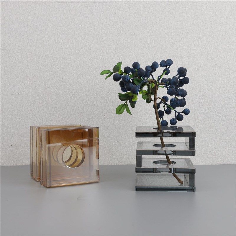 现代简约创意水晶扭曲异形花瓶样板间客厅酒柜家居茶几装饰品摆件,特色手工艺,其他特色工艺品,淘宝优惠券,粉丝福利购,淘宝优惠卷