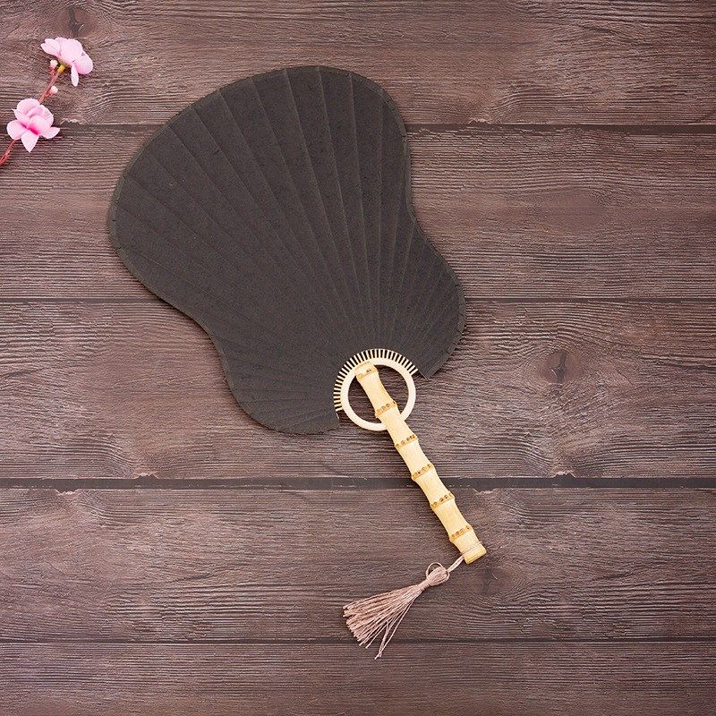 空白宣纸扇手绘书法古典芭蕉扇宫廷扇中国风蒲扇日式竹团扇女