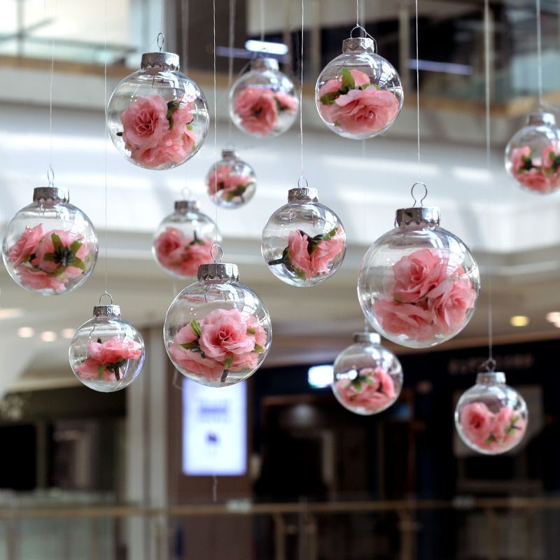 店铺超市活动布置吊顶装饰挂饰幼儿园教室天花板屋顶空中吊饰花球