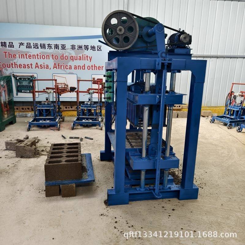 4-35全自动水泥砖机路沿石空心砖机液压免烧型砌块成型机砖机