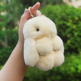流氓兔公仔真子小兔n包毛绒玩具兔子包毛挂件垂耳兔手机挂饰钥匙