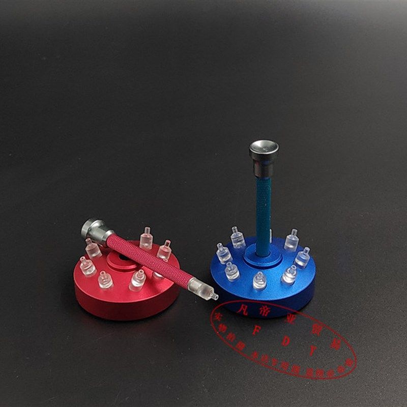 修表工具 d套装表针安装笔 装时分秒针针冲 手表压针器胶头装针器