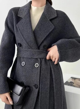 1号链接《布加迪》高端爆款羊驼双面大衣秋冬款毛呢外套