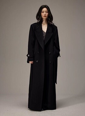 2号链接《蓝雨》高端爆款双面气质秋冬毛呢外套