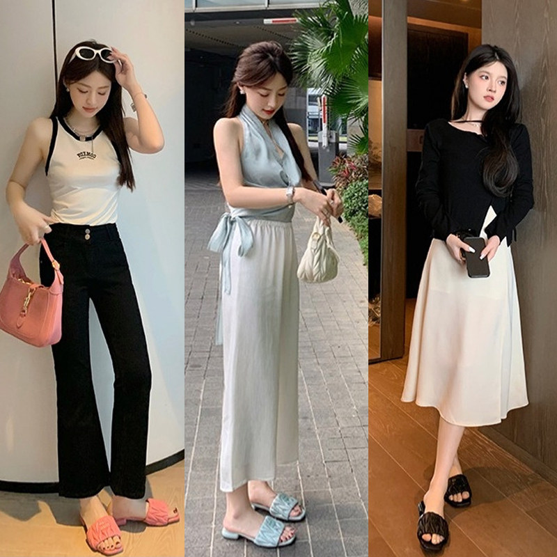 夏季外穿拖鞋女时尚大码女鞋41-43凉鞋方头凉拖S鞋防滑平底一字拖,女鞋,一字拖,淘宝优惠券,粉丝福利购,淘宝优惠卷