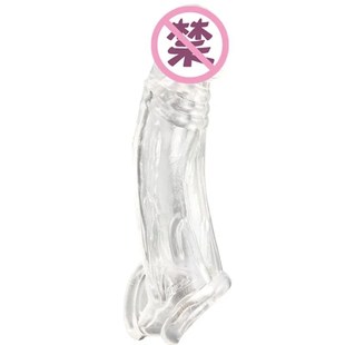 Cover Sleev Extensionv Realistic Enlargement Ring Penis Cock