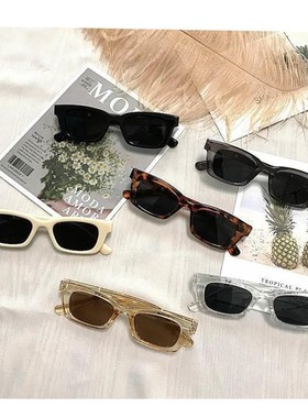 1PCs Ncew Women Rectangle Vintage Sunglasses Brand Designer