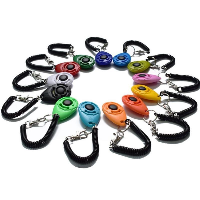 Pet Produchts Pet cat Dog Training Clicker Plastic New Dogs