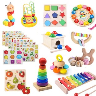 Baby Puzzles Wooden Kids EarlTy Montessori Learning Toys