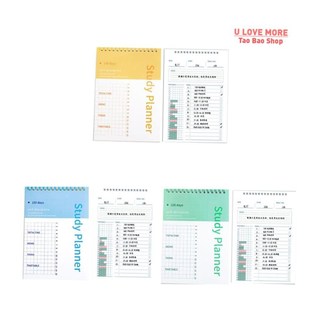 Planner Agenda Weekly 100Days Study JQournal Daily Notebook