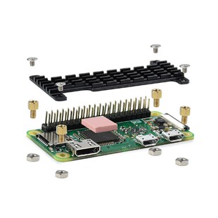 微雪 树莓派 Raspberry Pi Zero 2 W zero专用散热片 铝合金材质