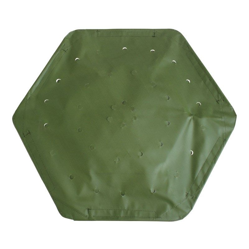 伪装网装备铁质伪装网伪装网隔热模块六角形磁铁隔热模块  丛林款