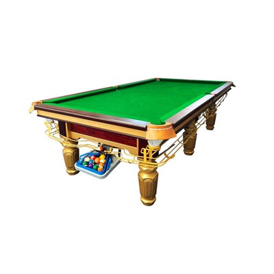 中式青石板台球桌室内钢库金腿台球桌标准商用仿乔氏中式台球桌