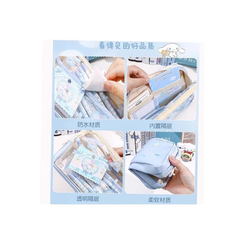 cinnamoroll文具盒 kuromi笔袋 cute pencil Ncase sanrio文具卡