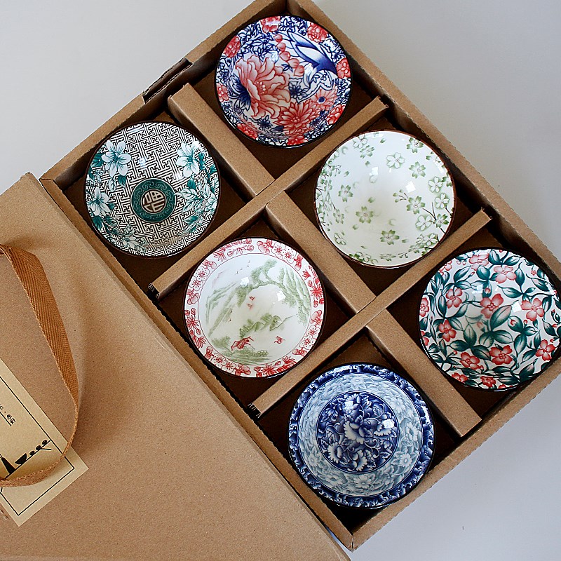 Porcelain Tea Cups ChaZhan TeacupJ Ceramic Single Cup