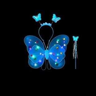 Props Children Butterfly LED Wings AngelD Costume Luminous