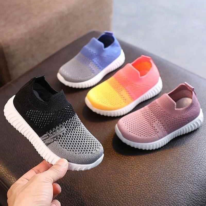 Children Running Sneakers Boys Kids SIhoes Mesh Breathable A