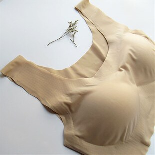 2020无痕抹胸背心塑形美背显瘦内衣少女文胸无痕薄款 肤色隐形打底