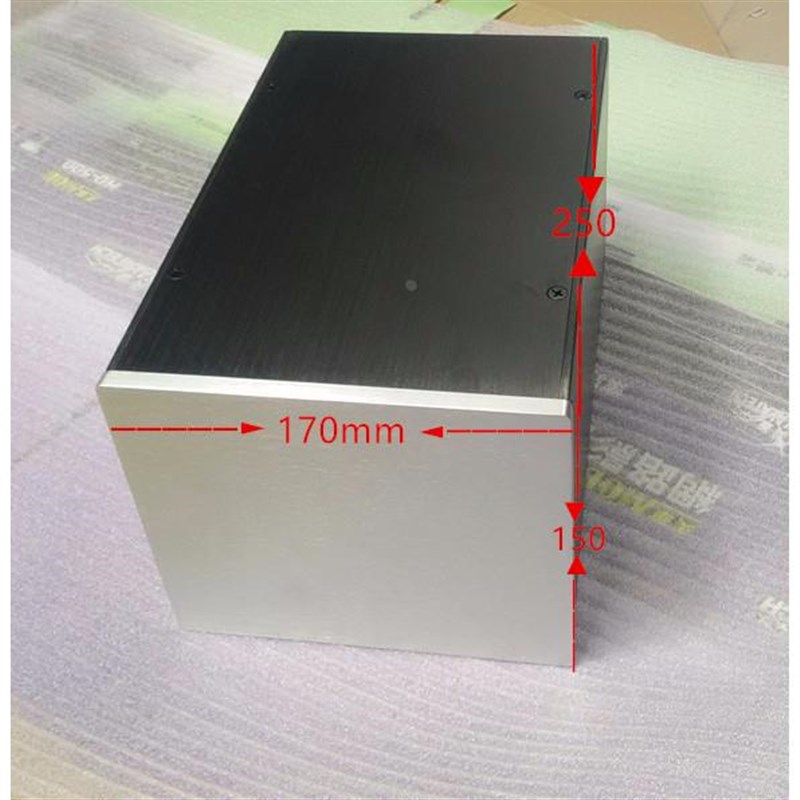 全铝电源机箱 功放机箱1715A 小多用途全铝机箱