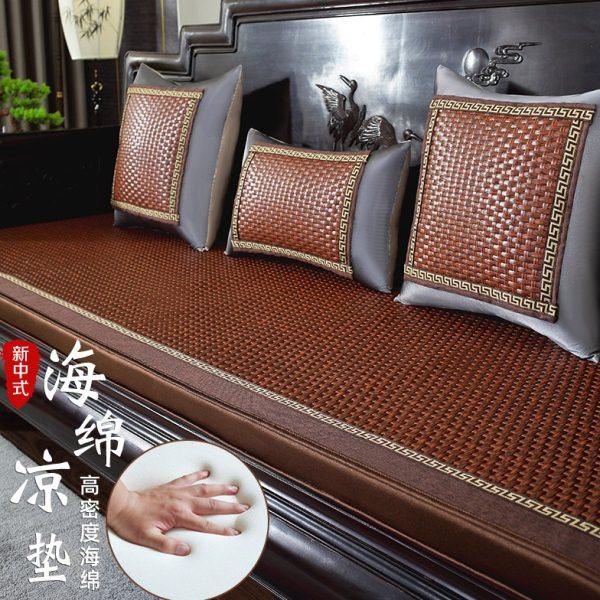 新中式红木沙发坐垫藤席沙发垫夏季凉席椅垫实木罗汉床海绵垫定制,居家布艺,沙发垫,淘宝优惠券,粉丝福利购,淘宝优惠卷