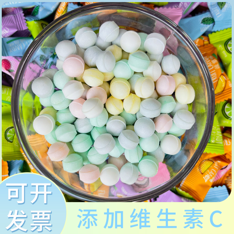 亲劲维C水果味无糖薄荷糖清新清爽口气混合口味接吻开车休闲零食
