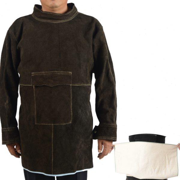 牛皮电焊防护服 焊工焊接服电焊围裙皮反穿衣防火烫耐高温工作服,居家日用,防护服,淘宝优惠券,粉丝福利购,淘宝优惠卷