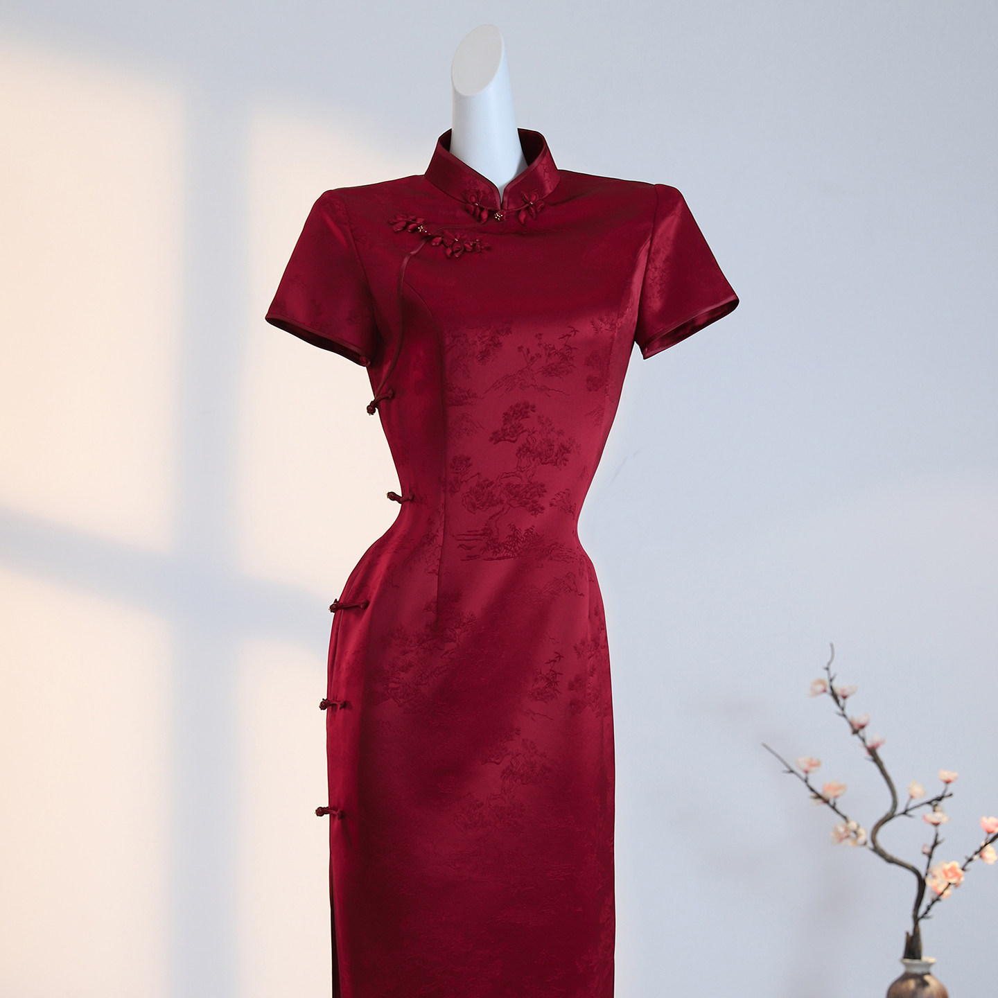 回娘家旗袍2025新款妈妈婚宴礼服