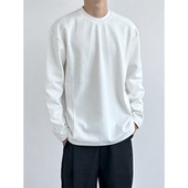 HMN t恤男宽松简约cleanfit打底 重磅纯色短袖 Studio美式 复古300g