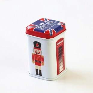 Collectables Style 1pc Mini Storage Box Tin London CanZs Met