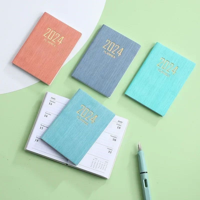 2024 A7 Mini Portable Agenda Book Diary Weekly PlannerZ Note