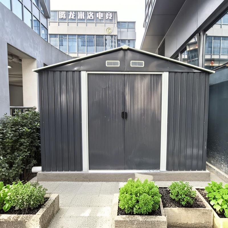 户外简易房室外移动庭院厨房组装可拆卸杂物彩钢房储物收纳铁皮房