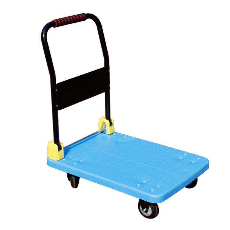 平板手推车搬运车折叠拉货便携轻便添德利多层围栏工具车静音轮子