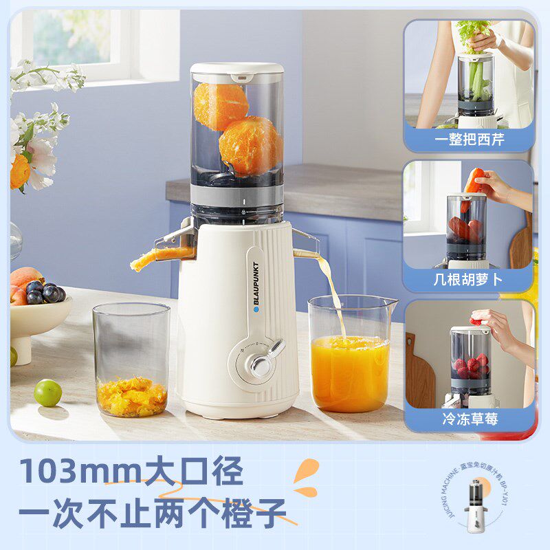 【自营】蓝宝榨汁机汁渣分离原汁机家用炸汁全自动打水果汁果汁机