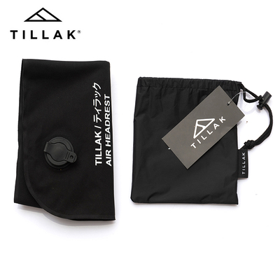 Tillak户外露营充气枕黑化便携柔软超轻枕头月亮椅折叠充气款靠枕