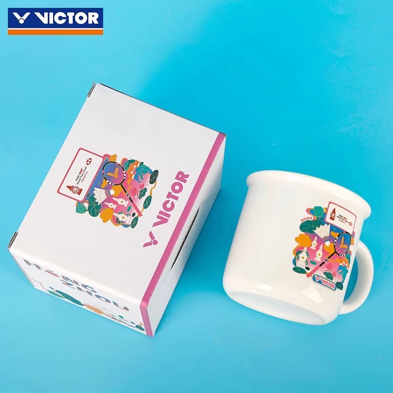 VICTOR威克多胜利运动水杯世界巡回赛总决赛PG9911WT24纪念马克杯
