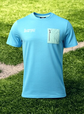 宜利特NIKE/耐克巴萨足球训练比赛T恤男子运动休闲短袖DC7280-425