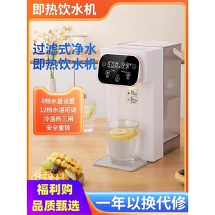 瞬热110v伏即热式 恒温电热水壶小家电 饮水机便携式 三秒速热台式