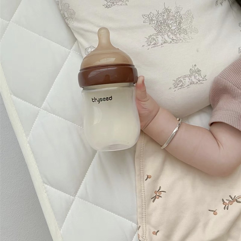 世喜玻璃奶瓶新生婴儿防胀气百日瓶0到6个月仿母乳宝宝初生专用