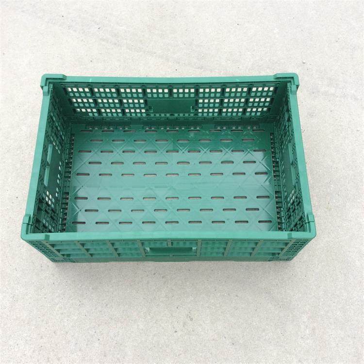 物流周转折叠筐蔬菜水果生鲜镂空箱加厚底蓝色绿色抗冲击改性pp料,包装,塑料托盘,淘宝优惠券,粉丝福利购,淘宝优惠卷