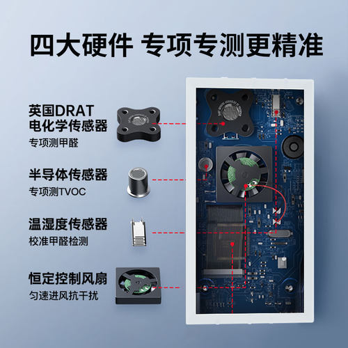 氧气含量二氧h化碳新房家用甲醛检测仪家用高精度室内商业环境